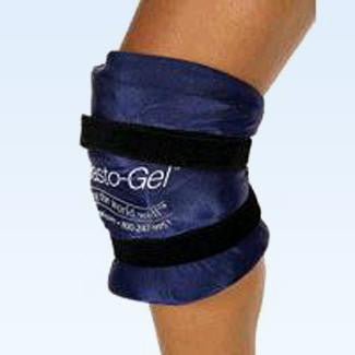 Elasto Gel Hot/Cold Knee Wrap, flexible, 15-20" Knee Circumference