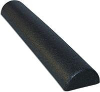High-density Black Foam Roll - Half Round